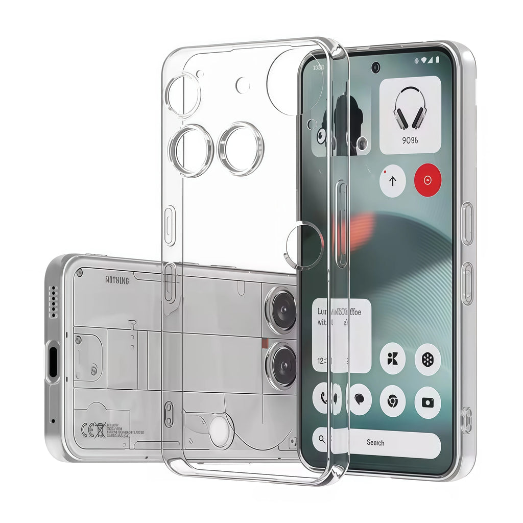 Ultra Thin Clear TPU Silicone Case for Nothing Phone 4A 3 3A Lite 2A
