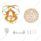 European Crystal Wall Lamp Elegant Bedside Sconce