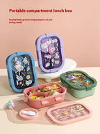 Cartoon Lunch Box 1000/1350ML Sealed Leakproof Bento Food Container