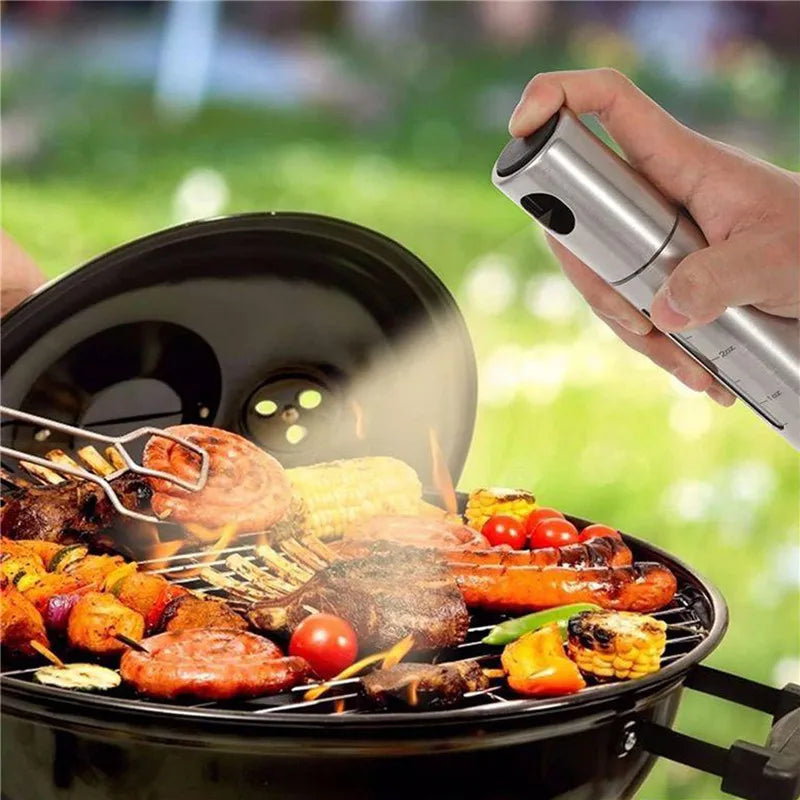 BBQ Oil Spray Bottle 304 Stainless Steel Olive Oil & Vinegar Sprayer Main image