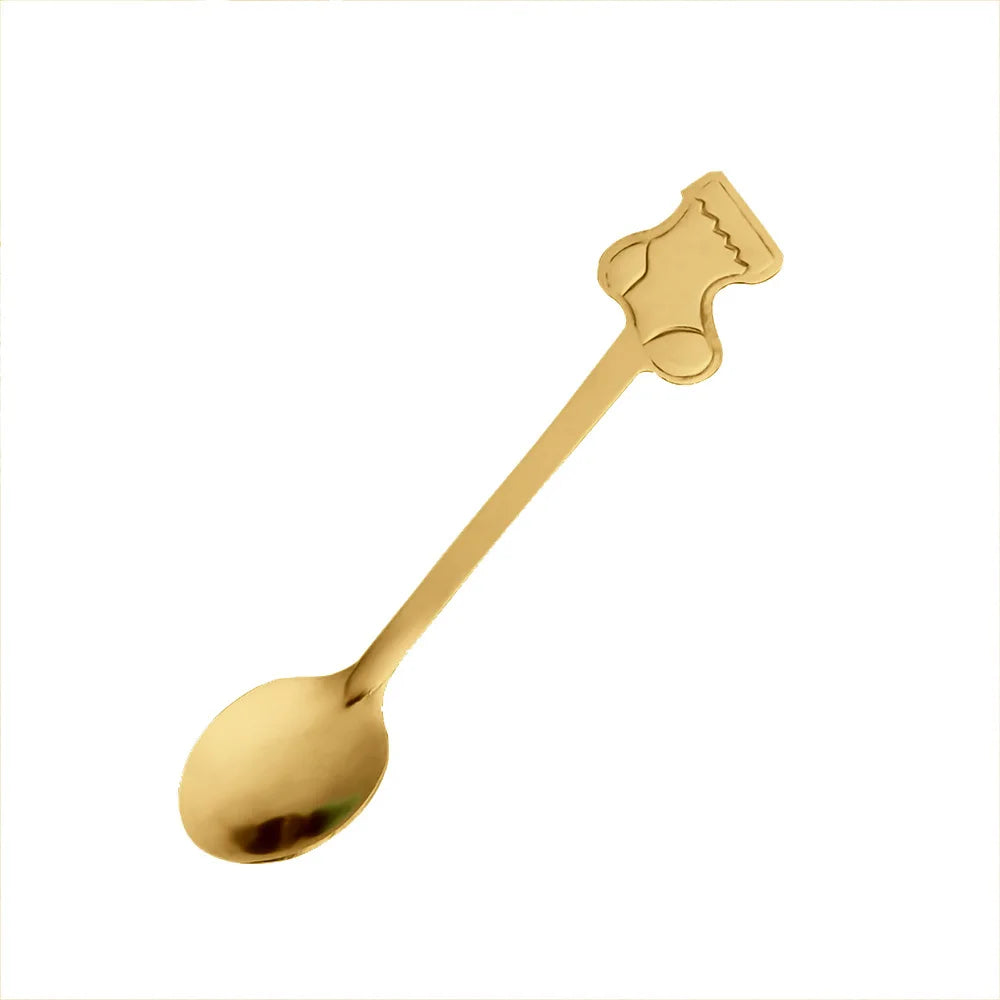 Christmas Coffee Spoon Stainless Steel – Nordic Dessert Spoon Gift Set