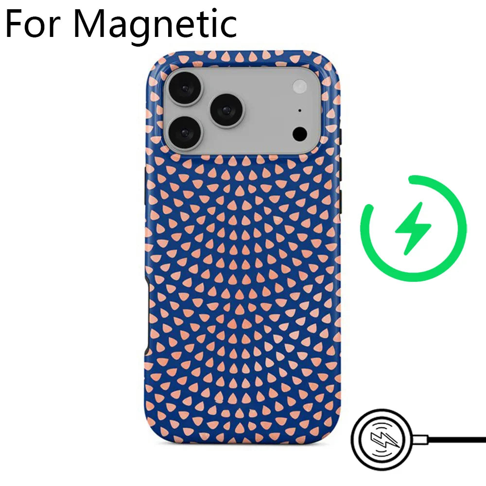 Luxury Ballerina Magnetic Case for iPhone 17 16 15 14 13 Pro Max Cover
