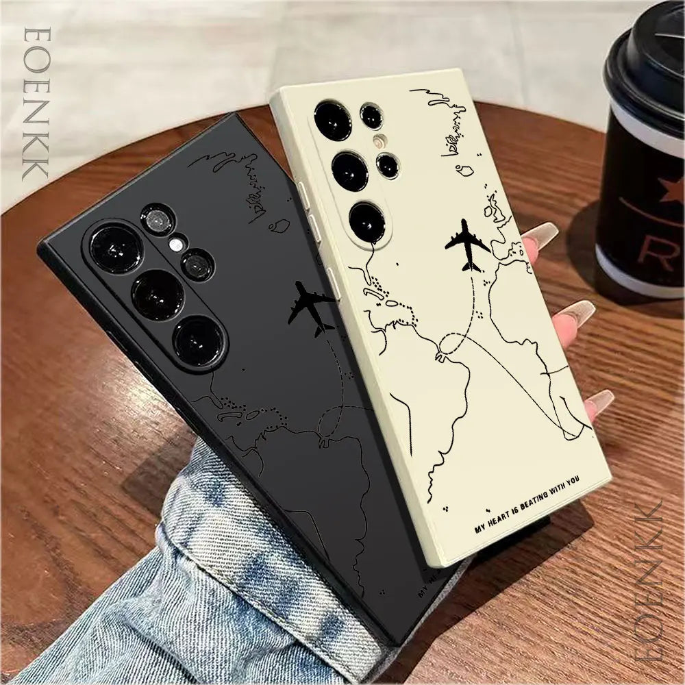 Silica gel Phone Case For Samsung Galaxy S20 S21 S22 S23 S24 S25