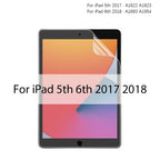 Screen protector for iPad 5th, 6th generation 2017 and 2018 on a white background