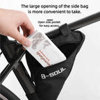 Waterproof Bicycle Triangle Frame Bag Front Tube Storage Pouch