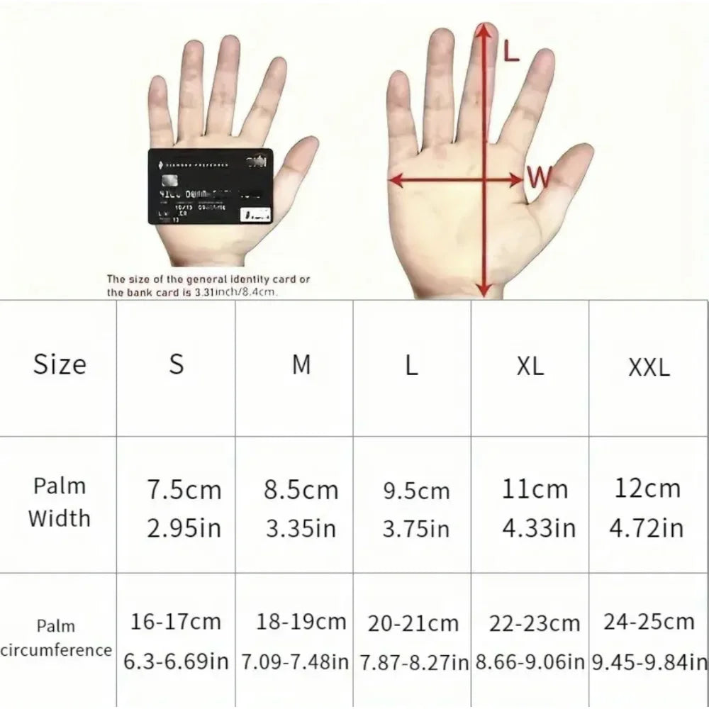 Men Women MX MTB Off-Road Motorcycle Gloves Touchscreen Knuckle