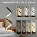 LED Spiral Dimmable Table Lamp for Bedroom & Office