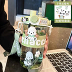 Kuromi Kawaii Kids Water Bottle Large Capacity Cup