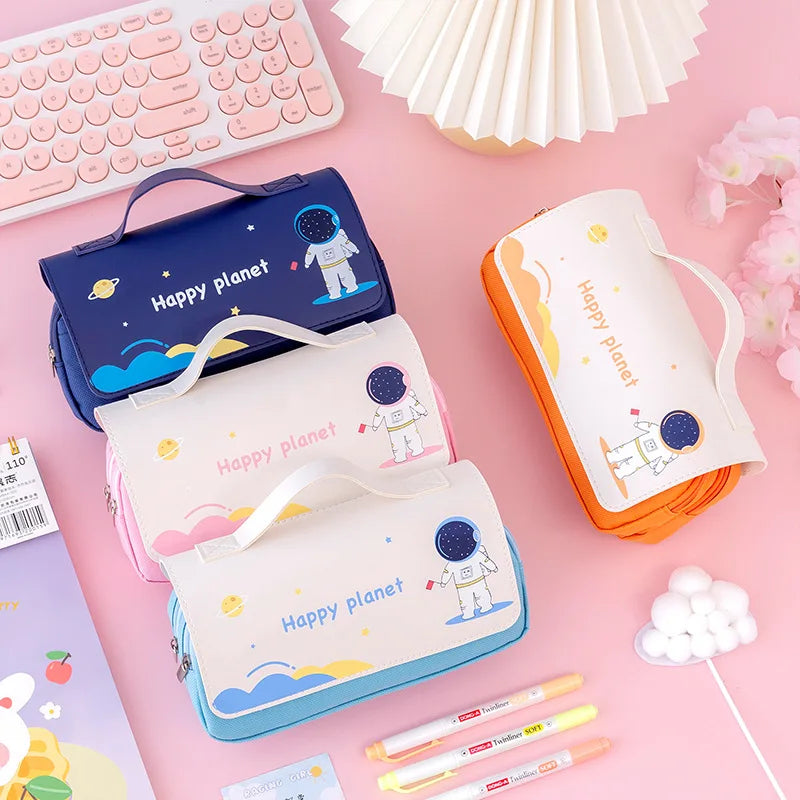 3D Kawaii Pencil Case Cute Waterproof Decompression Pen Pouch
