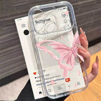 Butterfly Clear Case for Samsung A16 A26 A36 A56 S23 S24 S25 S26 Ultra