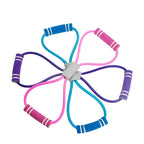 Resistance Bands with Foam Handles for Home Workout Fitness Set