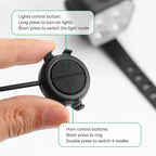 2-in-1 Bicycle Headlight & Horn Rechargeable Bike Light