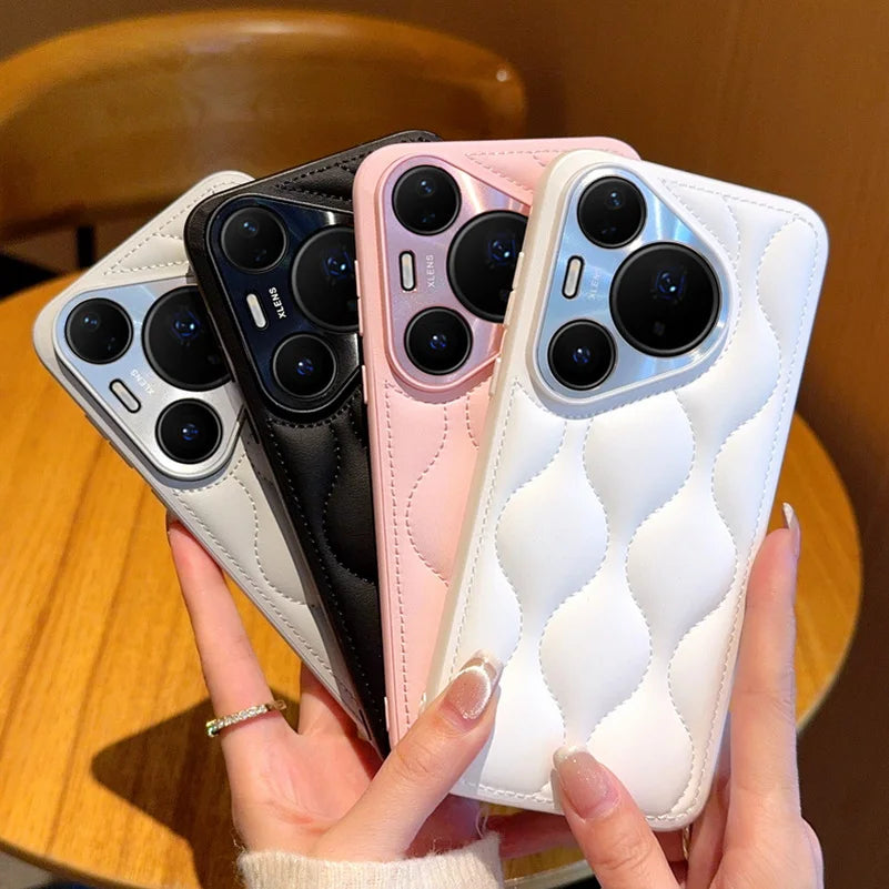 Leather Grain Lens Protection Case for Huawei Pura 80 & Mate 70 60 Pro Main image