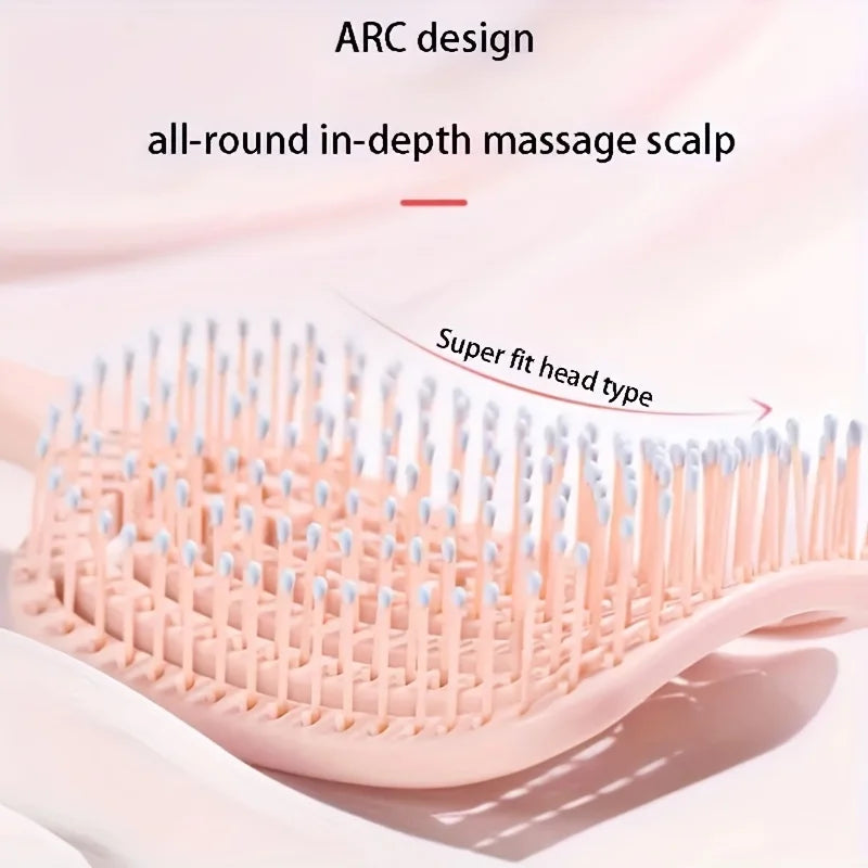 Luxury Hollowed-Out Detangling Hair Massage Styling Comb Tool Secondary image
