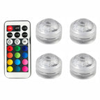 Submersible RGB LED Underwater Lights with Remote Control
