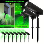 2-in-1 Solar Spotlight & Wall Lamp