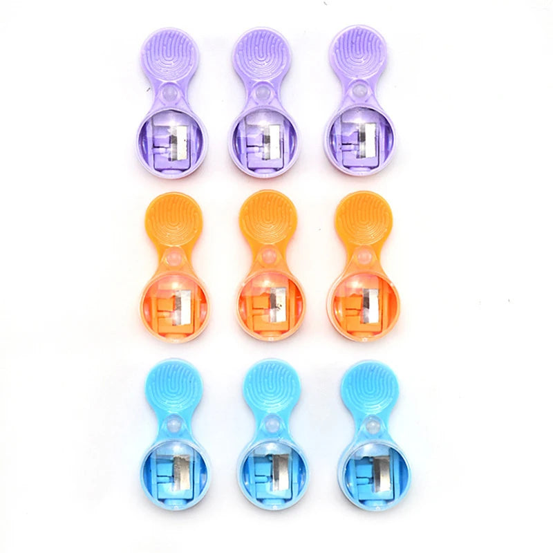 2PCS Mini 2mm Lead Sharpener with Magnifying Glass