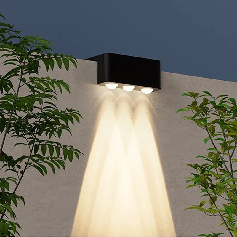 Waterproof Solar Wall Lights for Garden, Fence & Pathway Decor