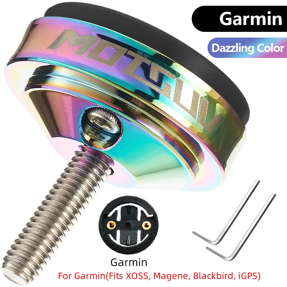 Bike Computer Mount Stem GPS Holder Speedometer Bracket MTB