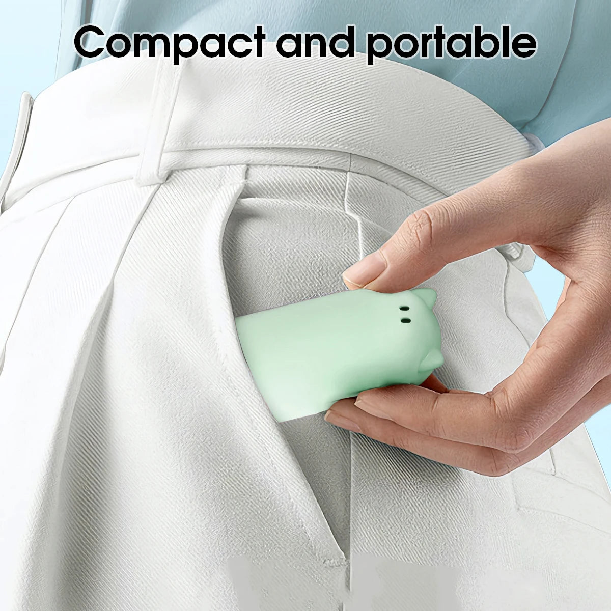 Cute Mini Handheld Fan USB Rechargeable Folding Fan