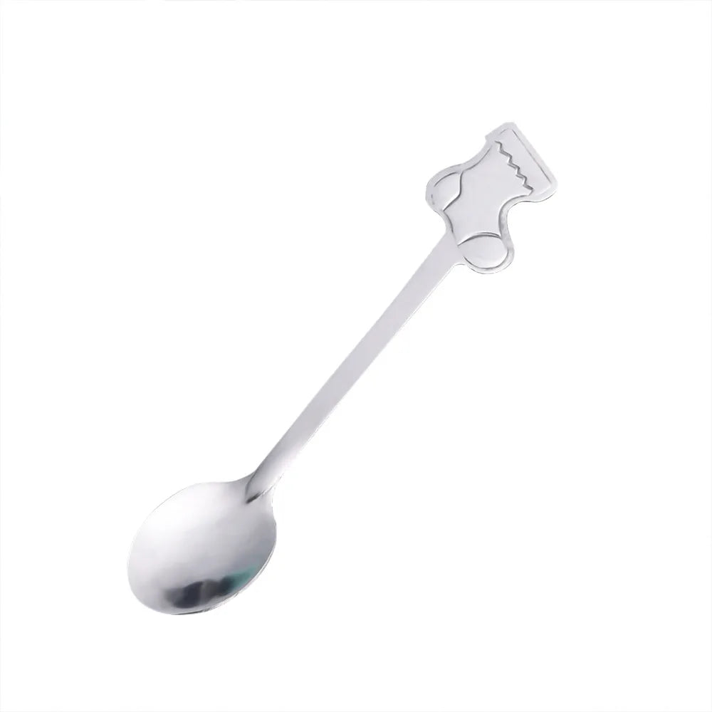 Christmas Coffee Spoon Stainless Steel – Nordic Dessert Spoon Gift Set
