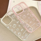 Cute Hello Kitty Transparent iPhone Case