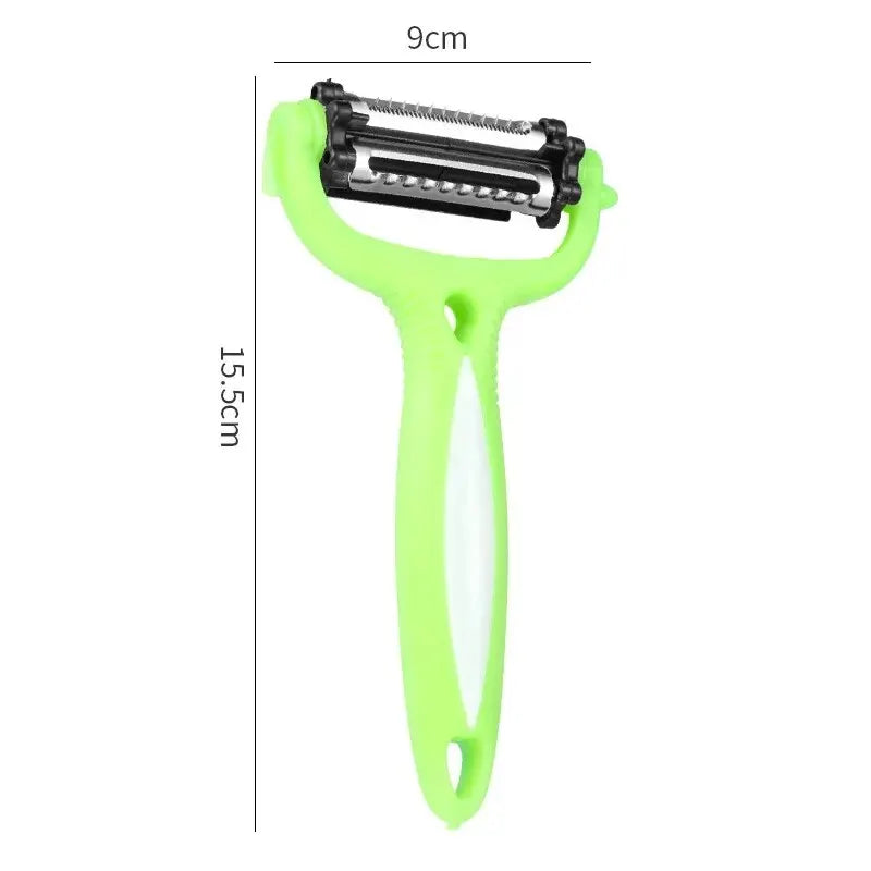 360 Degree Rotary Peeler 3-in-1 – Multifunction Vegetable & Fruit Cutter Slicer