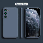 Luxury Liquid Silicone Case for Samsung Galaxy S20 S21 S22 S23 S24 S25