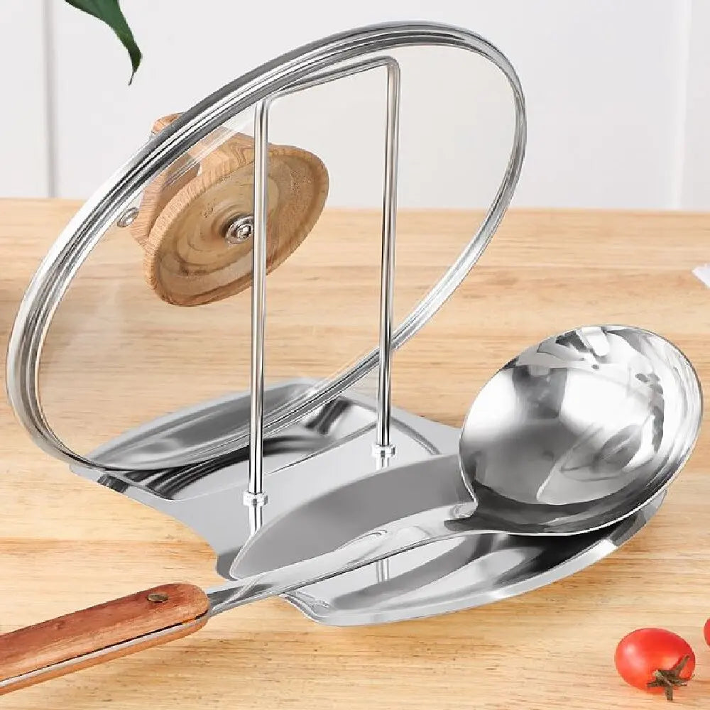 Stainless Steel Pot Lid Holder Kitchen Organizer