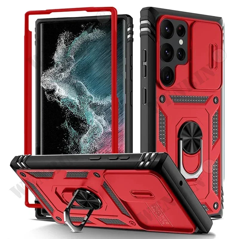 Heavy Duty Kickstand Case for Samsung Galaxy S23 S24 S25 S26