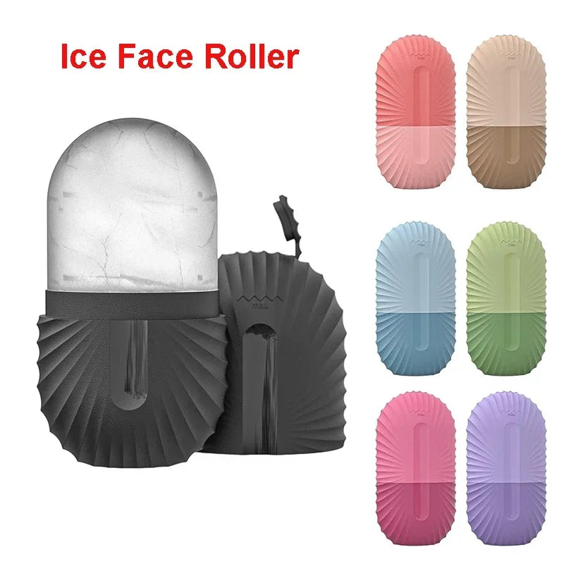 Ice Facial Roller Silicone Cube Eye Puffiness Shrink Pores Massage Main image
