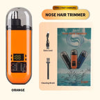 2-in-1 Electric Ear and Nose Hair Trimmer Painless Eyebrow Clipper Men