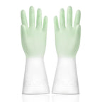 Gradient Latex Cleaning Gloves Waterproof Non-Slip