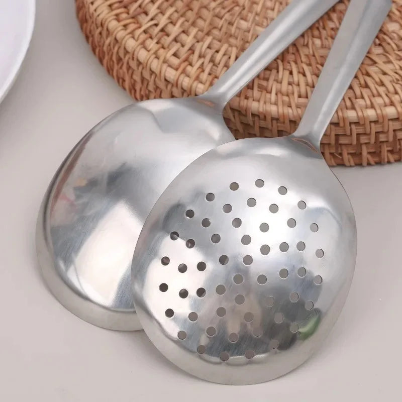 Stainless Steel Soup Ladle Slotted Serving Spoon