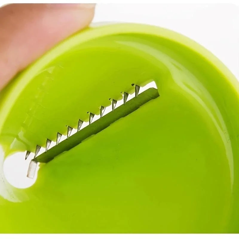 Kitchen Rotating Spiral Peeler – Manual Vegetable & Fruit Slicer Grater Tool