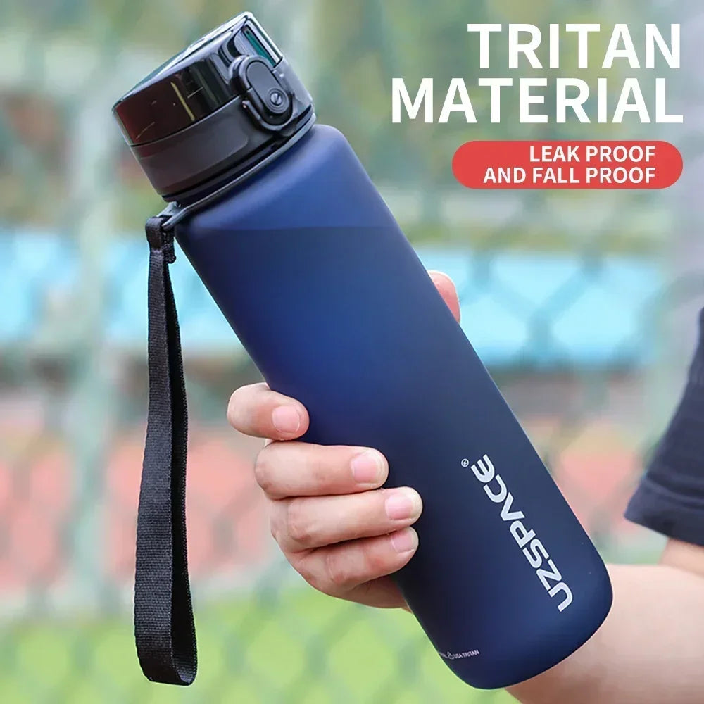 BPA Free Water Bottle 500ML 1000ML Leakproof Sports Cup