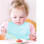Food Grade Silicone Baby Bibs Waterproof Feeding Bib