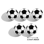 5Pcs Mini Soccer Ball Pencil Sharpener for Kids