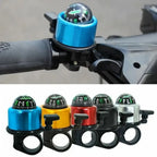 Mini Aluminum Bike Bell with Compass Ultra-Loud Bicycle Handlebar Bell