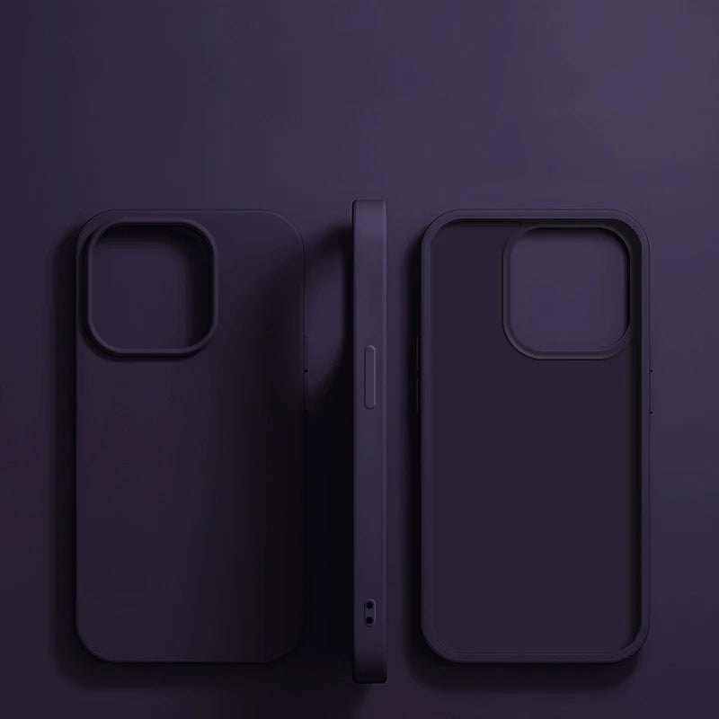 Luxury Liquid Silicone Shockproof Case for iPhone 11-16 Pro Max