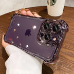 Shockproof iPhone Case | Electroplated Cover with Camera Protection