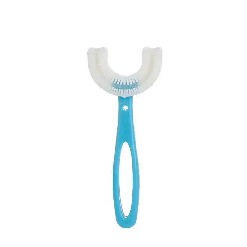 360° U Shape Baby Toothbrush Soft Silicone Kids Teeth Brush