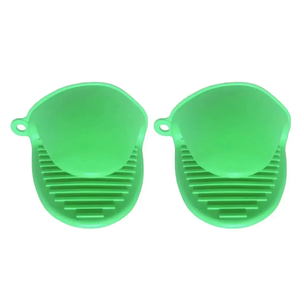 2PCS Silicone Pinch Grip Oven Mitts – Mini Heat Resistant Pot Holders