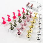 5Pcs Nail Tip Holder Magnetic Crystal Base Nail Art Practice Stand