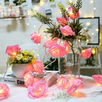 Rose Flower LED Fairy Lights USB String Decoration
