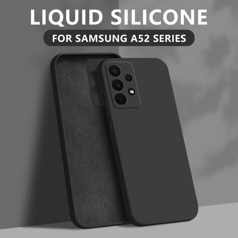 Liquid Silicone Soft Case for Samsung Galaxy S22 S23 S24 S25 S26 5G