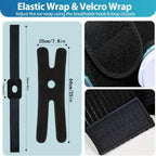 Elastic Breathable Support Wrap Velcro Ice Bag Therapy Black