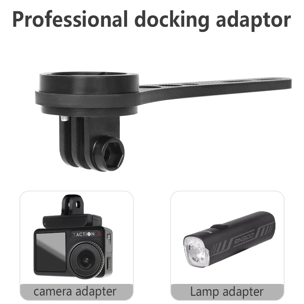 14g Carbon Fiber Bike Computer Mount GPS Speedometer GoPro Holder