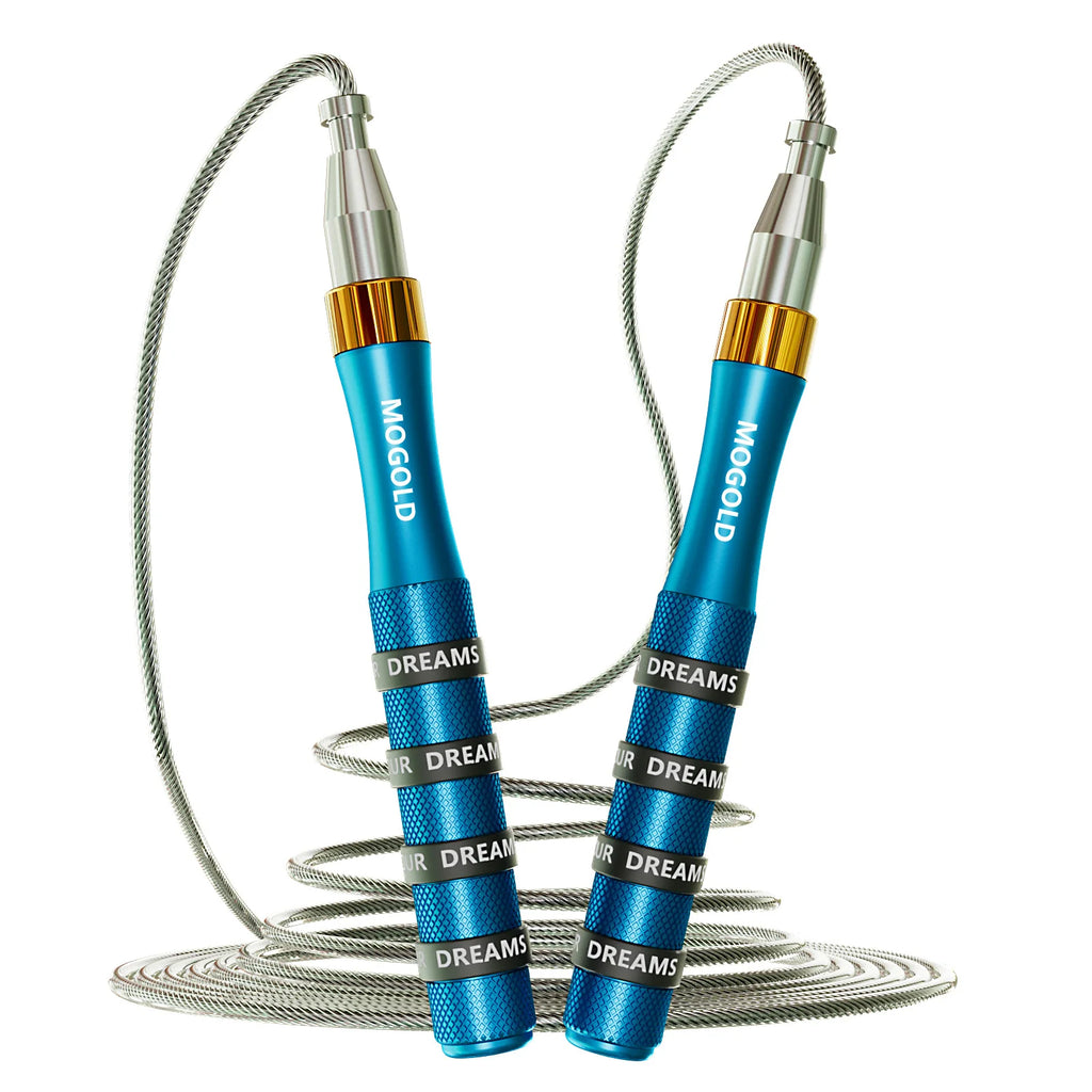 Self-Locking Bearing Skipping Rope Aluminium Handle Adjustable Speed
