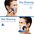 Electric Bald Head Shaver Powerful Beard Razor Cordless Trimmer